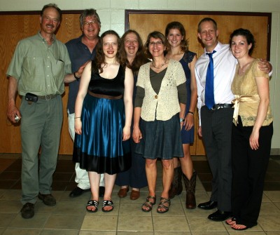 Jessica Hanson with her mother's family