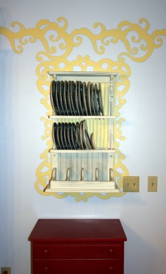 Nona Hyytinen's kitchen decorativewall painting