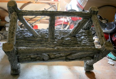 Hand-made Concrete Bench