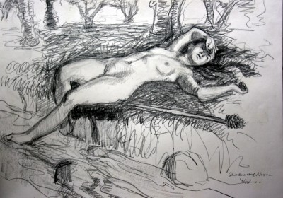 Ariadne reclining