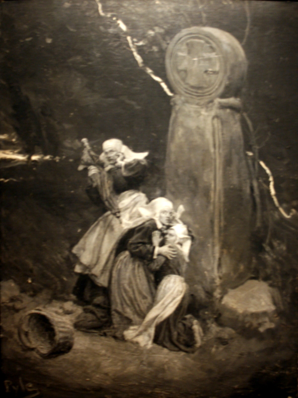 Breton peasants in a storm
