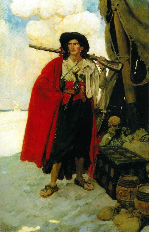 The Buccaneer was a Picturesque Fellow by Howard Pyle, 1905
