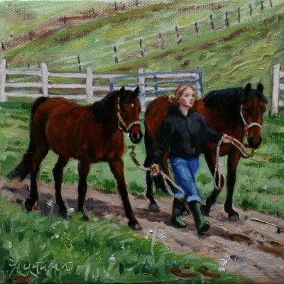 Leading the Horses