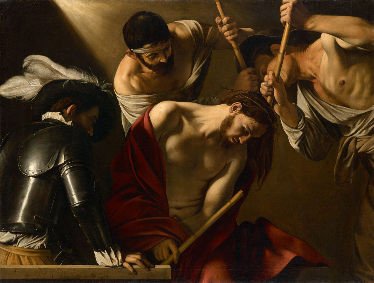 http://upload.wikimedia.org/wikipedia/commons/thumb/5/52/Michelangelo_Merisi,_called_Caravaggio_-_The_Crowning_with_Thorns_-_Google_Art_Project.jpg/1280px-Michelangelo_Merisi,_called_Caravaggio_-_The_Crowning_with_Thorns_-_Google_Art_Project.jpg